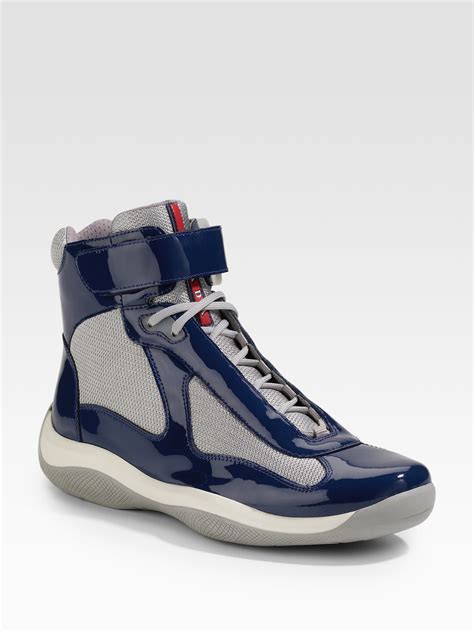 women prada sneakers|high top prada sneakers.